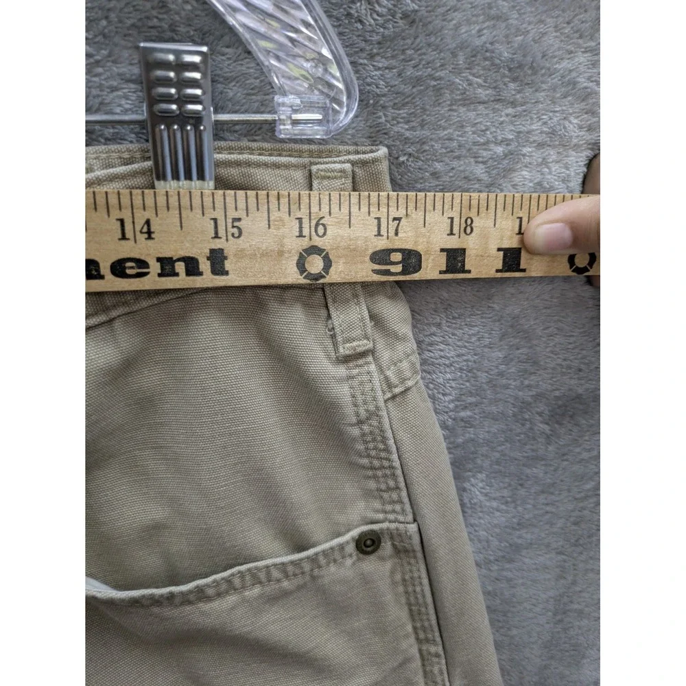 Carhartt‎ Carpenter Pants Mens 34x29 Beige Utility Work READ